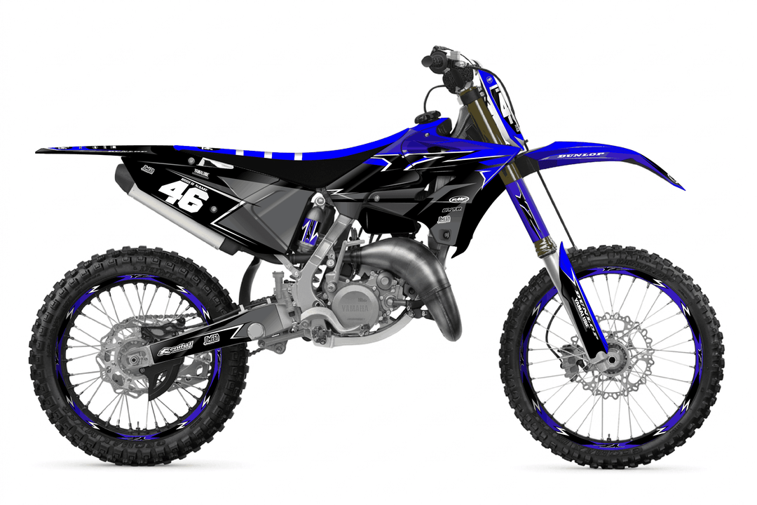yamaha yz 250 black concept graphics kit