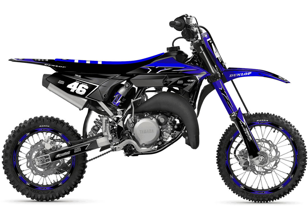yamaha yz 65 black concept graphics kit