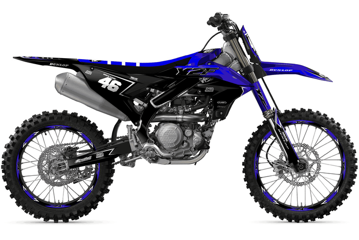 yamaha yz450f black concept graphics kit