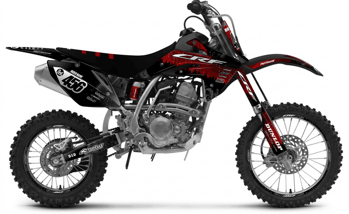 honda crf 150r red death star graphics kit