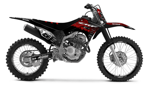 Red Death Star Sticker kit for Honda CRF 250F 2019 - 2026