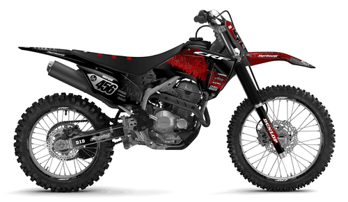 Red Death Star Sticker kit for Honda CRF 300F 2025 - 2027