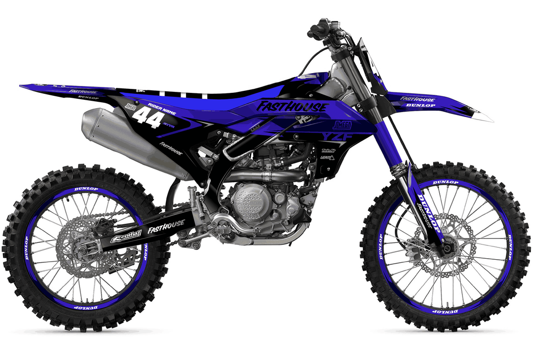 yamaha yz450f blue boss graphics kit
