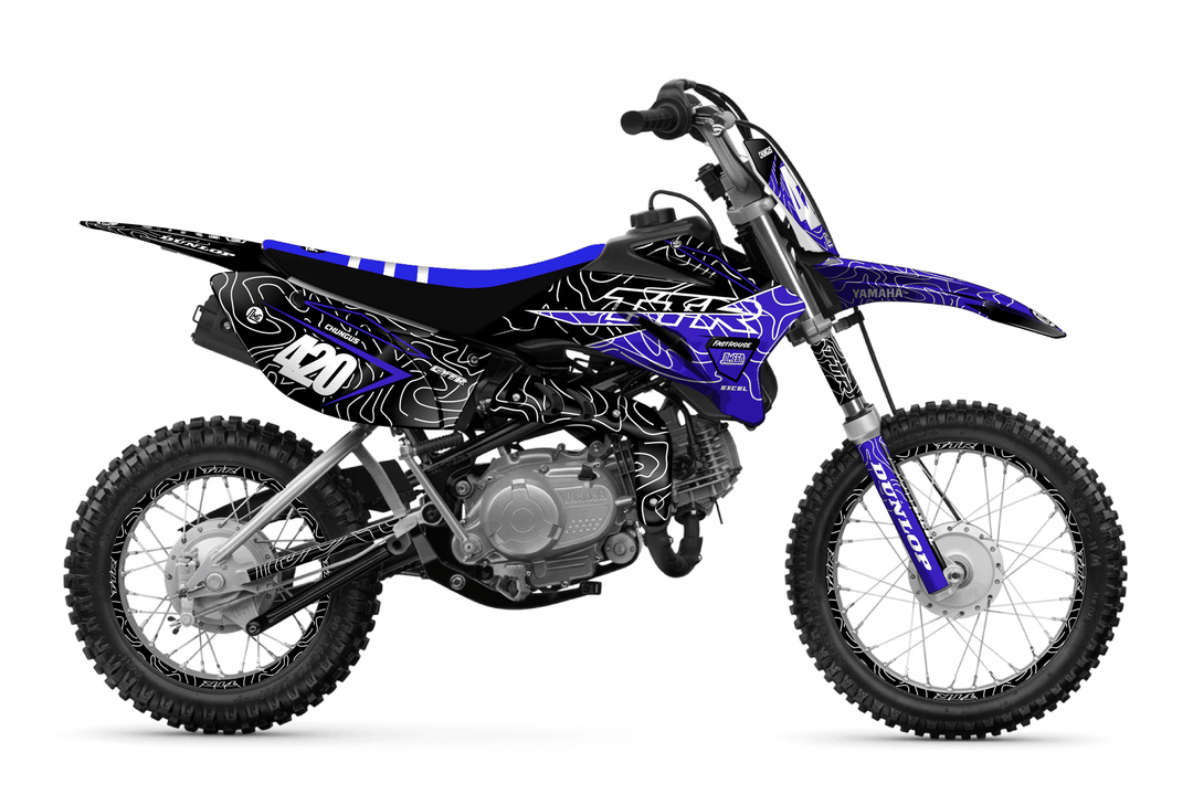 yamaha ttr 110 blue chungus graphics kit