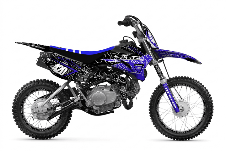 yamaha ttr 110 blue chungus graphics kit