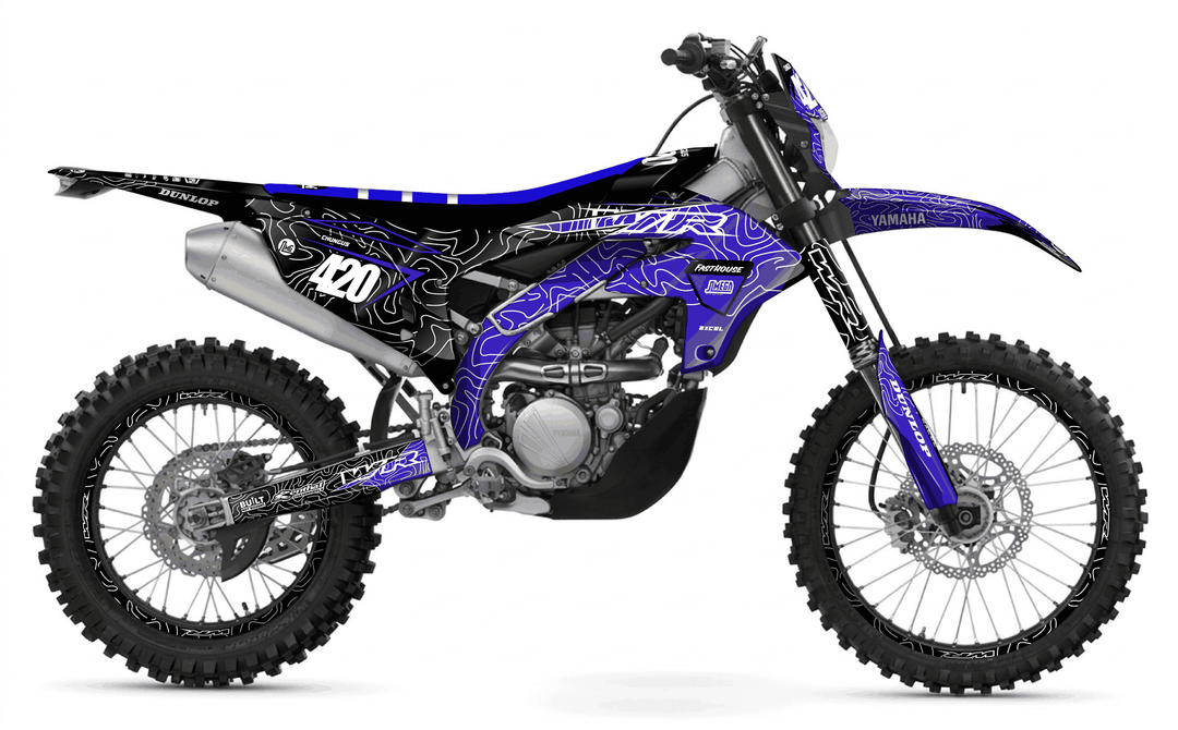 yamaha wr250f blue chungus graphics kit