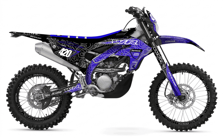 yamaha wr250f blue chungus graphics kit