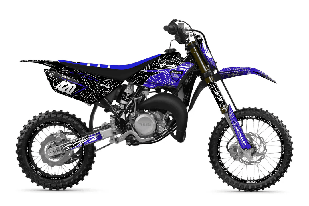 yamaha yz 85 blue chungus graphics kit