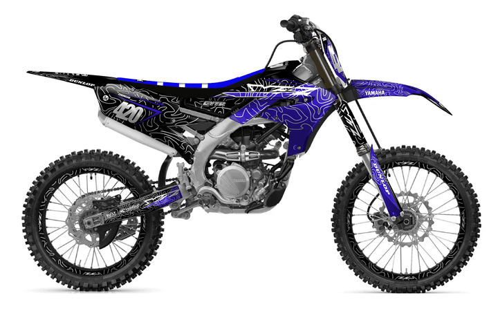yamaha yz250fx blue chungus graphics kit