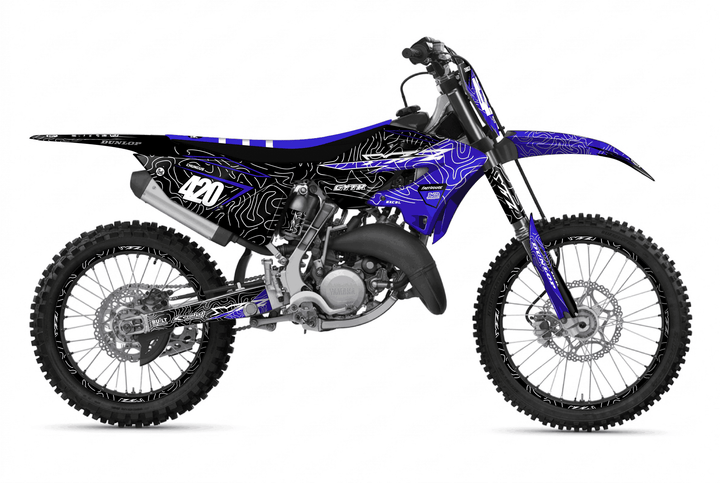 yamaha yz250x blue chungus graphics kit