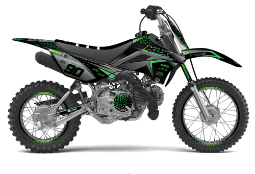 Bright Sticker kit for Kawasaki KLX 110 2010 - 2027