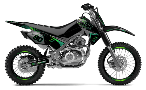 Bright Sticker kit for Kawasaki KLX 140 2024 - 2027