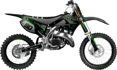 Bright Sticker kit for Kawasaki KX 125 2003 - 2013