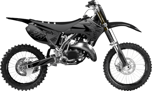 Clean Grey Sticker kit for Kawasaki KX 125 2003 - 2013
