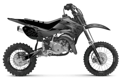 Clean Grey Sticker kit for Kawasaki KX 65 2000 - 2027