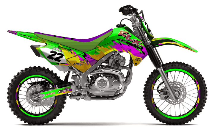 kawasaki klx 140 dance fever graphics kit