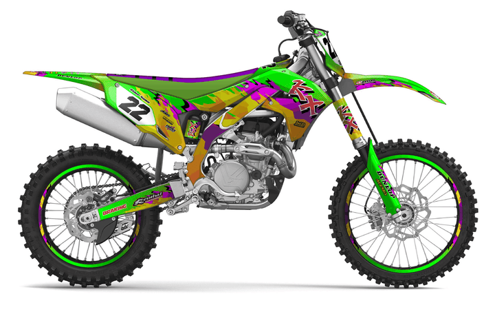 kawasaki kxf 250 dance fever graphics kit