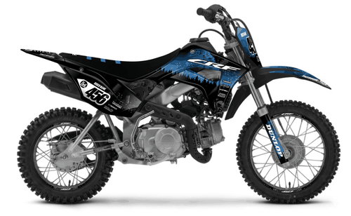 Blue Death Star Sticker kit for Honda CRF 110F 2019 - 2027