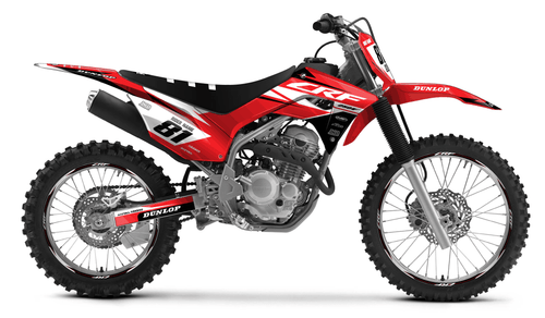 Factory Red Sticker kit for Honda CRF 250F 2019 - 2026