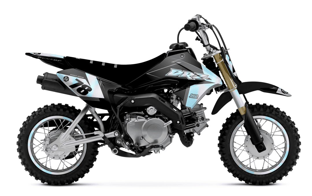 suzuki drz 70 holographic textures graphics kit