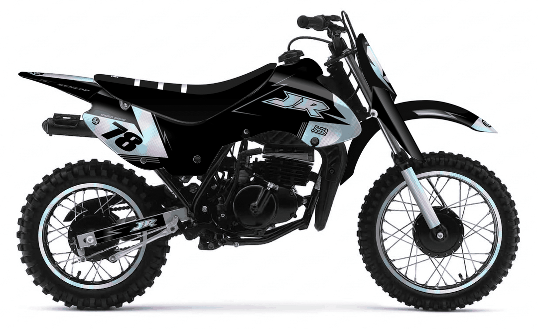 suzuki jr 80 holographic textures graphics kit