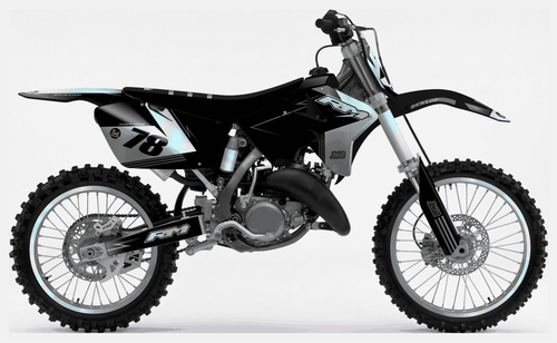 Holographic Textures Sticker kit for Suzuki RM 250 2001 - 2012