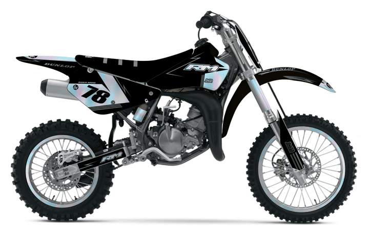 suzuki rm 85 holographic textures graphics kit