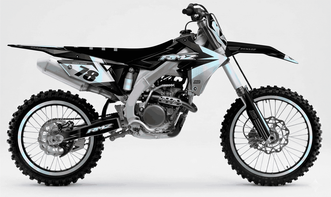 suzuki rmz 250 holographic textures graphics kit