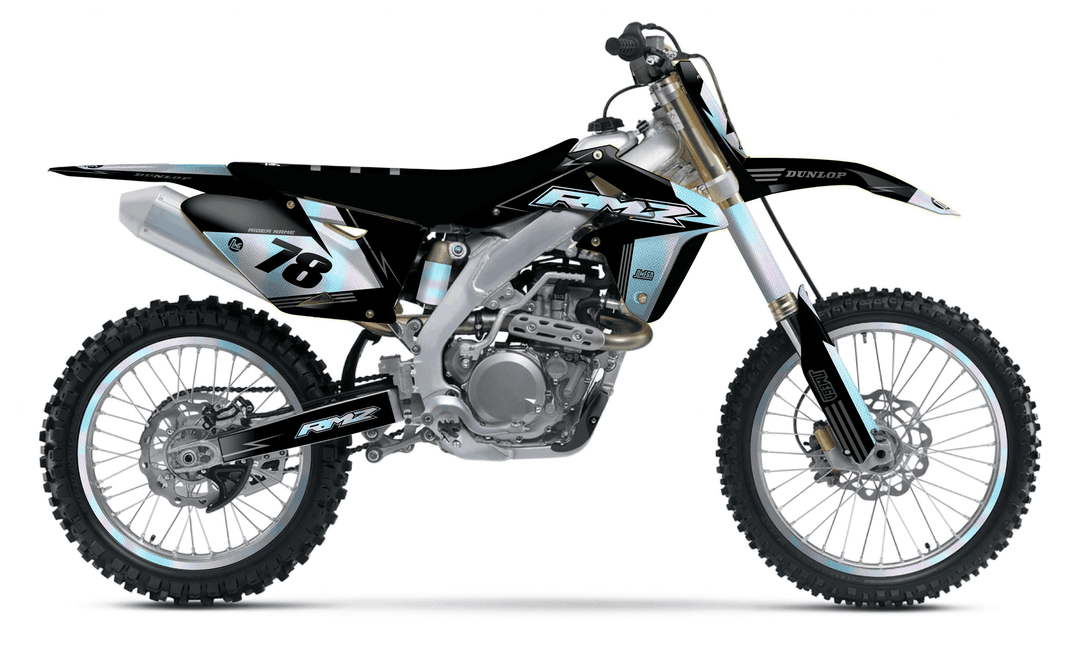 suzuki rmz 450 holographic textures graphics kit