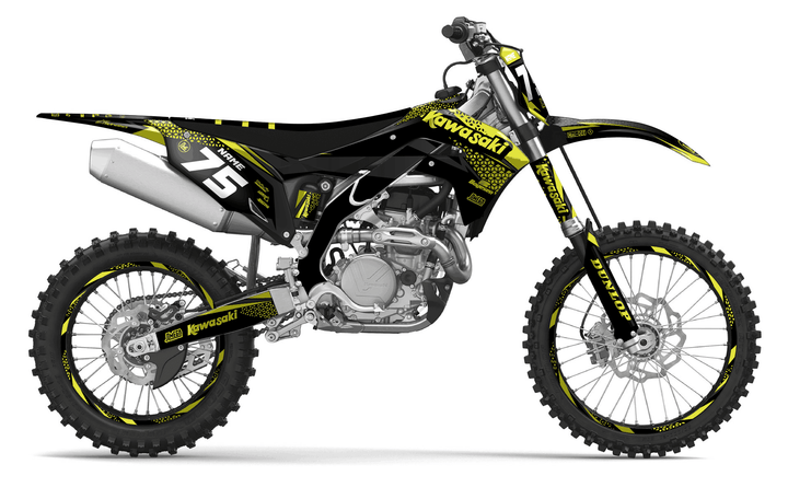 kawasaki kxf 450 kool aid green graphics kit