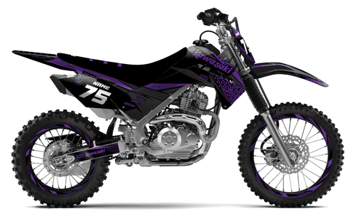 Kool Aid Purple Sticker kit for Kawasaki KLX 140 2024 - 2027