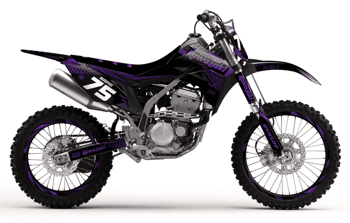 kawasaki klx 300r kool aid purple graphics kit