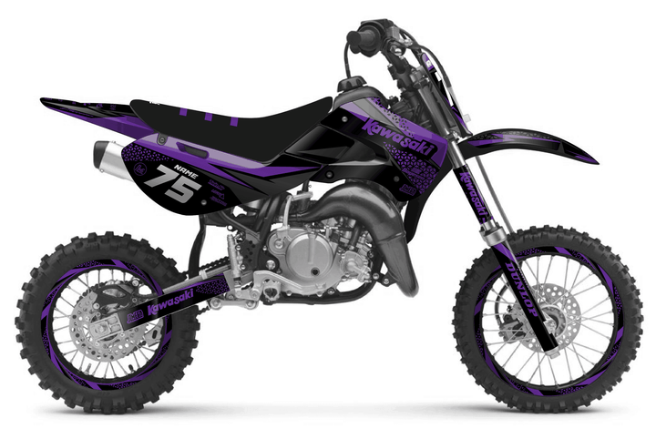 kawasaki kx 65 kool aid purple graphics kit