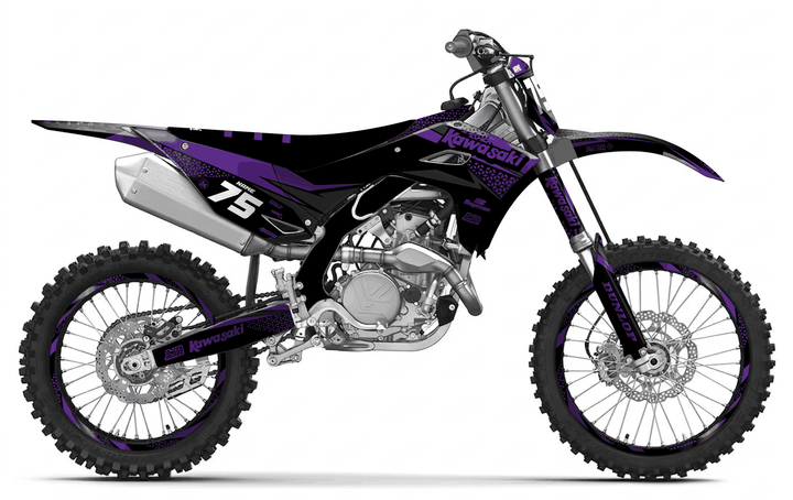 kawasaki kxf 250 kool aid purple graphics kit
