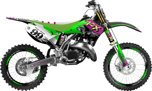 KX Slasher Sticker kit for Kawasaki KX 125 2003 - 2013