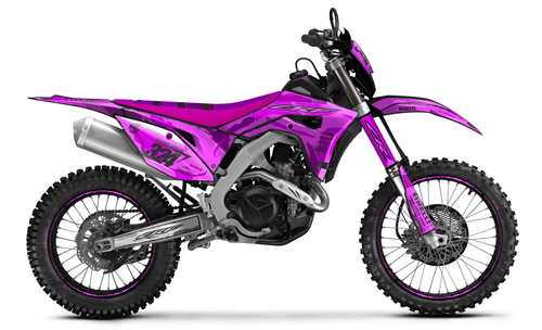 Pink Manga Sticker kit for Honda CRF 450X 2019 - 2024