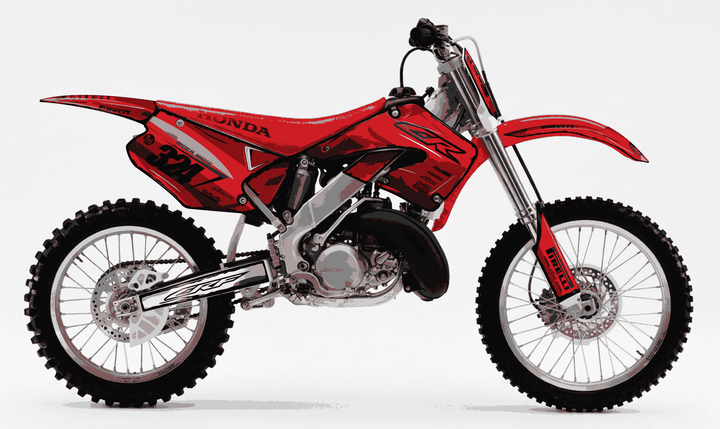 honda cr 250 red manga graphics kit