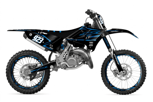 Metallic Blue Sticker kit for Yamaha YZ125X 2015 - 2021
