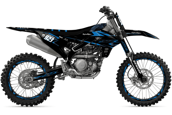 yamaha yz450f metallic blue graphics kit