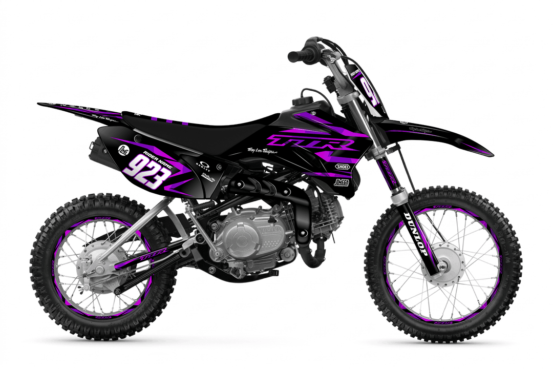 yamaha ttr 110 metallic purple graphics kit