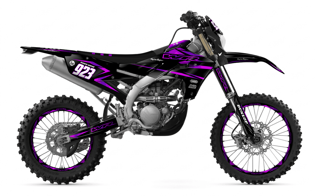 yamaha wr250f metallic purple graphics kit