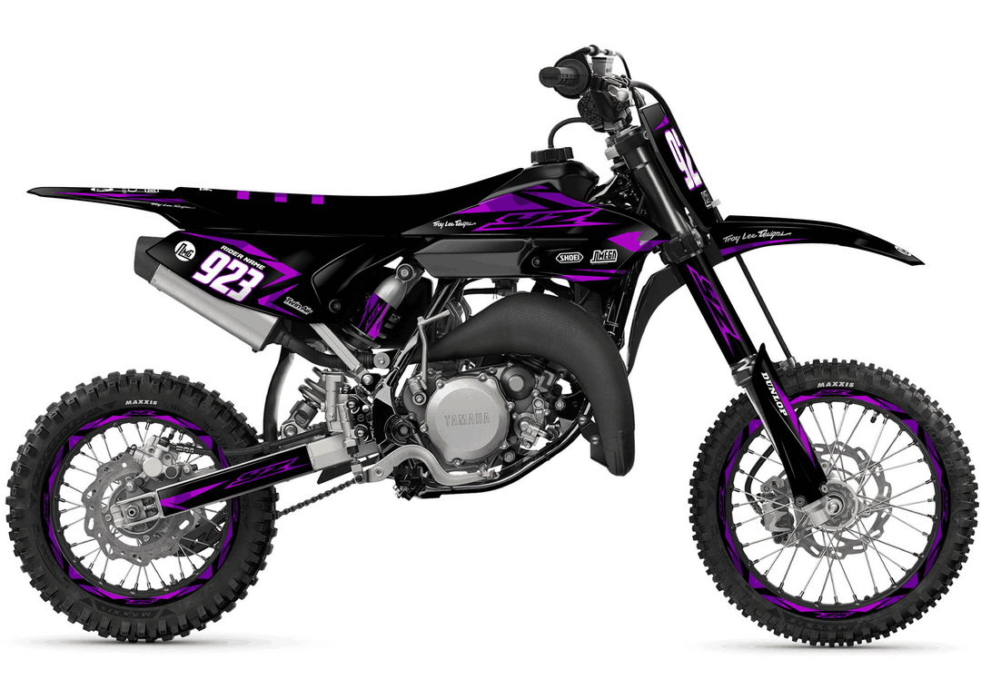 yamaha yz 65 metallic purple graphics kit
