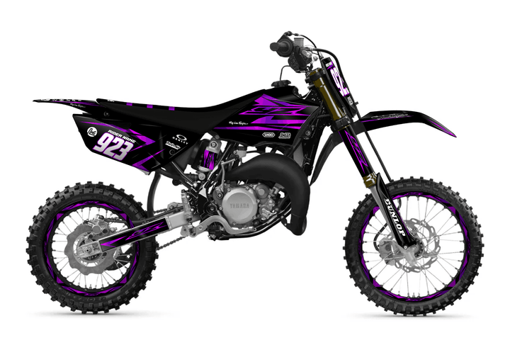 yamaha yz 85 metallic purple graphics kit