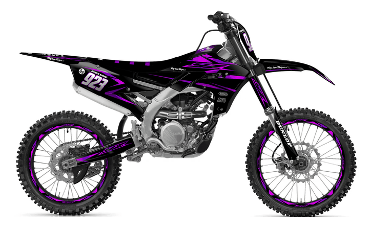 yamaha yz450f metallic purple graphics kit