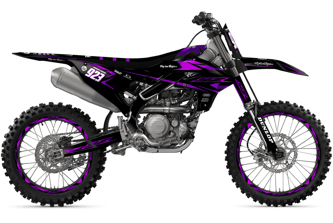 yamaha yz450f metallic purple graphics kit