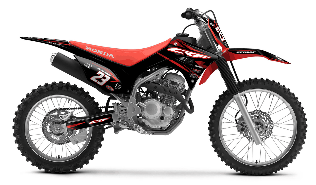 honda crf 250f metallic red graphics kit