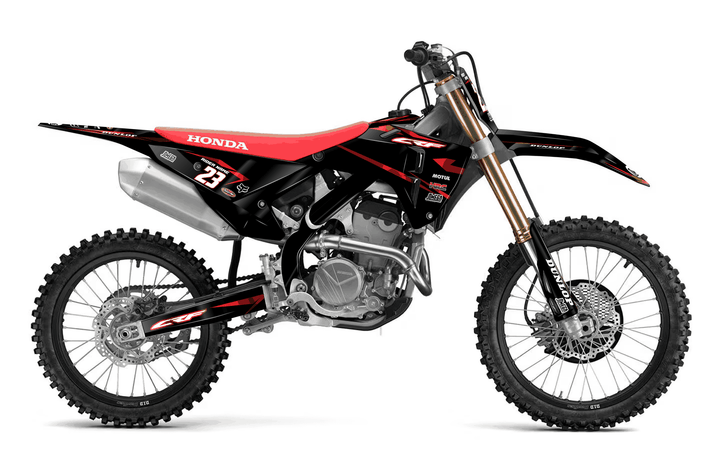 honda crf 250r metallic red graphics kit