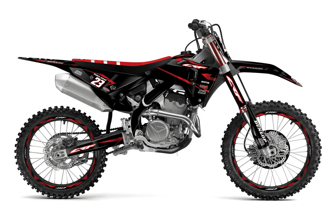 honda crf 250r metallic red graphics kit
