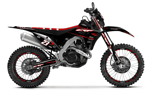 Metallic Red Sticker kit for Honda CRF 450X 2019 - 2024