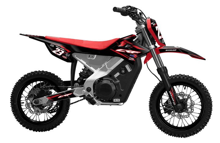 honda crf e2 metallic red graphics kit